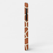 Coques Case-Mate iPhone Poster de animal, Giraffe dans les tons de cuivre  (Dos/Gauche)