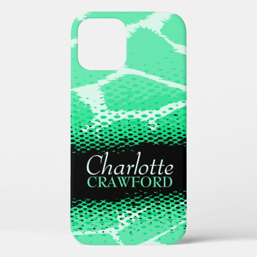 Coques Case-Mate iPhone Poster de animal graphique noir vert iphone 5 coqu (Verso)