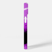 Coques Case-Mate iPhone Poster de animal graphique noir violet (Verso / Droite)
