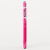 Coques Case-Mate iPhone Poster de animal graphique rose (Dos/Droite)