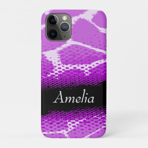 Case-Mate iPhone Case poster de animal graphique violet et noir