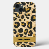 Coques Case-Mate iPhone Poster de animal Jaguar (Verso)