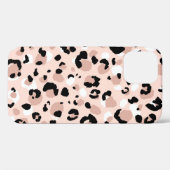 Coques Case-Mate iPhone Poster de animal Léopard Abstrait moderne (Verso (horizontal))