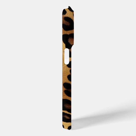 Coques Case-Mate iPhone Poster de animal Leopard Brown or (Verso / Droite)