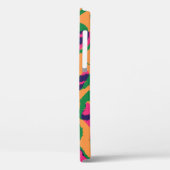 Coques Case-Mate iPhone Poster de animal léopard d'aquarelle (Verso / Gauche)