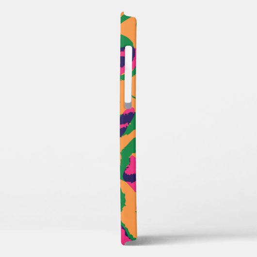 Coques Case-Mate iPhone Poster de animal léopard d'aquarelle (Verso / Gauche)