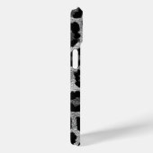 Coques Case-Mate iPhone Poster de animal léopard noir gris (Verso / Droite)