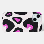 Coques Case-Mate iPhone Poster de animal léopard rose (Verso (horizontal))
