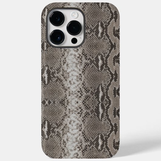 Coques Case-Mate iPhone Poster de animal Python Snake Skin (Verso)
