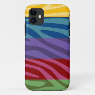 Coque Case-Mate Pour iPhone Poster de animal Skin Zebra Retro Coloré Motif