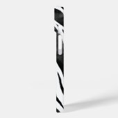 Coques Case-Mate iPhone Poster de animal Zèbre noir blanc (Verso / Gauche)