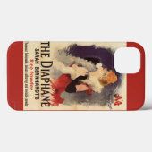 Coques Case-Mate iPhone Poster de la femme La Diaphane Powdering Face Prom (Verso (horizontal))