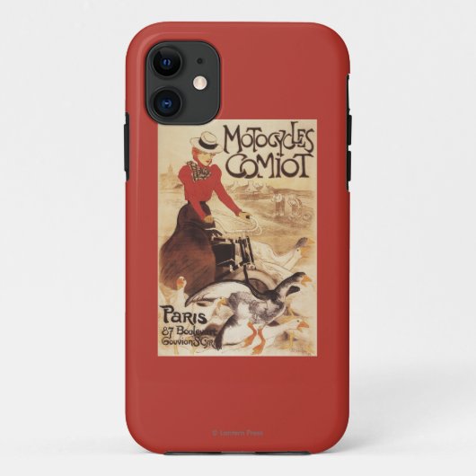 Coques Case-Mate iPhone Poster de la Promo des motocyclettes Comiot (Dos)
