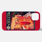 Coques Case-Mate iPhone Poster de voyage du temple Muttra Krishna (Verso (horizontal))