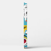 Coques Case-Mate iPhone Poster lumineux dans le style pop art avec image o (Verso / Gauche)