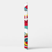 Coques Case-Mate iPhone Poster lumineux dans le style pop art avec image o (Verso / Droite)