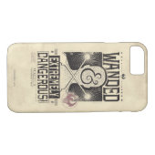 Coques Case-Mate iPhone Poster Recherché déambulé et extrêmement dangereux (Dos (Horizontal))