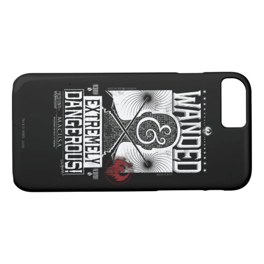 Coques Case-Mate iPhone Poster Recherché géant et extrêmement dangereux - (Dos (Horizontal))