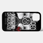 Coques Case-Mate iPhone Poster Recherché géant et extrêmement dangereux -  (Verso (horizontal))