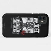 Coques Case-Mate iPhone Poster Recherché géant et extrêmement dangereux -  (Dos (Horizontal))