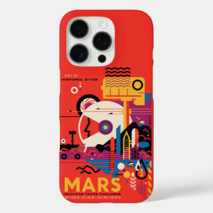 Coques iPhone 16 Pro Poster spatial Retro - Programme d'exploration de 