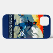 Coques Case-Mate iPhone Poster Vintage Chamonix-Mont-Blanc Europe (Verso (horizontal))