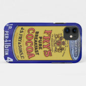 Coques Case-Mate iPhone Poster vintage de cacao (Dos (Horizontal))