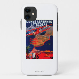 Etui iPhone Case-Mate Poster vintage de Lignes Aeriennes Latecoere