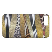 Coques Case-Mate iPhone Posters de animaux sauvages et or (Dos (Horizontal))
