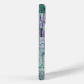Coques Case-Mate iPhone postmark floral romantique tour eiffel paris (Verso / Droite)