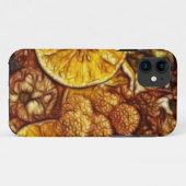 Coques Case-Mate iPhone Pot-pourri oranges Fractal (Dos (Horizontal))