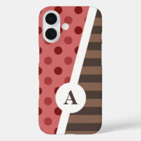 Potage de polka de fraise de chocolat et Motif à r
