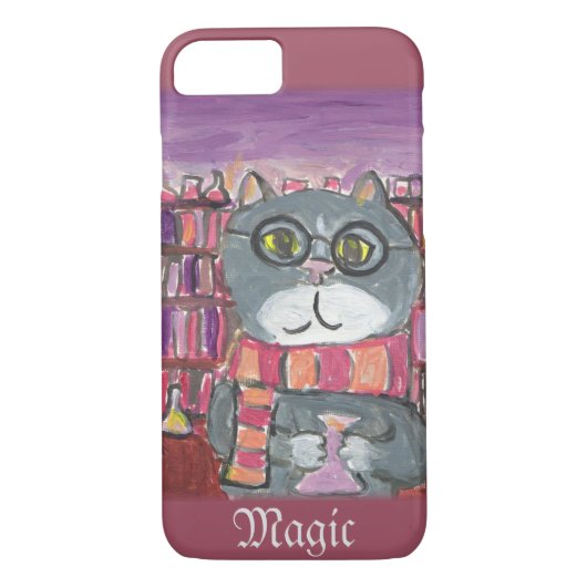 Coques Case-Mate iPhone Potions magiques Assistant académique Cat Art (Dos)