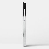 Coques Case-Mate iPhone Pots de fourrure de vache Nom manuscrit Métal (Verso / Gauche)