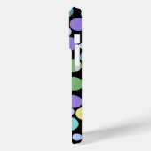 Coques Case-Mate iPhone Pots Polka sur noir (Verso / Gauche)