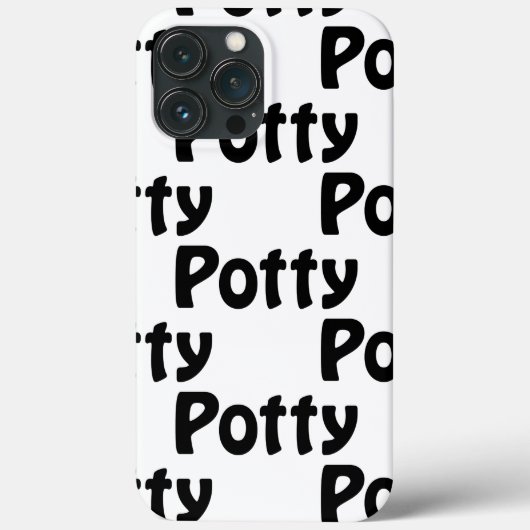 Coques Case-Mate iPhone Potty (Verso)