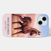 Coques Case-Mate iPhone Poulain Cheval Alezan Personnalisable (Verso (horizontal))