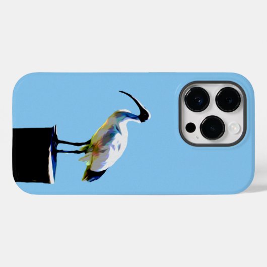 Coques Case-Mate iPhone Poulet À Bin, Peinture À Huile Ibis, (Verso (horizontal))