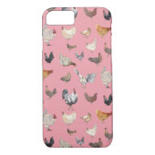 Coques Case-Mate iPhone Poulet aquarelle (Dos)