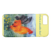 Coques Case-Mate iPhone Poulet de coq d'art ornithologique (Dos (Horizontal))