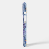 Coques Case-Mate iPhone Poulets et hyacinthes bleu ciel (Verso / Gauche)