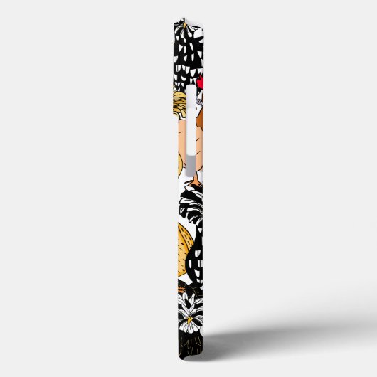 Coques Case-Mate iPhone Poulets et poules polonaises mignons (Verso / Gauche)