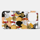 Coques Case-Mate iPhone Poulets et poules polonaises mignons (Verso (horizontal))