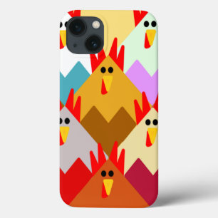 Case-Mate iPhone Case Poulets inspirés par les courtepointes 