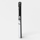 Coques Case-Mate iPhone Poulpe en noir et blanc (Dos/Gauche)