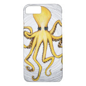 Coques Case-Mate iPhone Poulpe jaune (Dos)