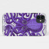 Coques Case-Mate iPhone Poulpe pourpre (Dos (Horizontal))