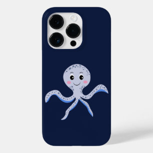 Coque Pour iPhone 14 Pro Poulpe sous la mer motif pour enfants