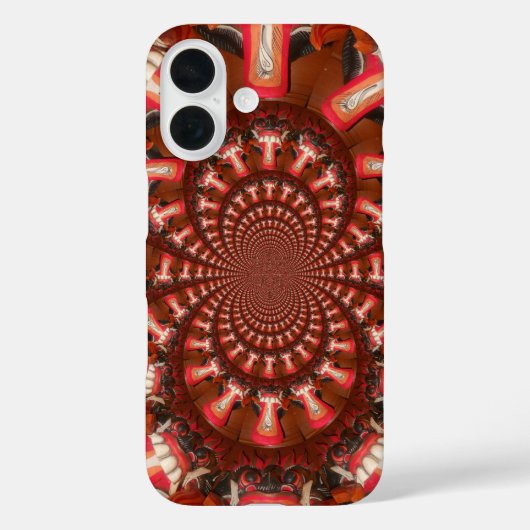 Coques Case-Mate iPhone Pouls Cramoisi | Langue Kaléidoscope Art Abstrait (Verso)
