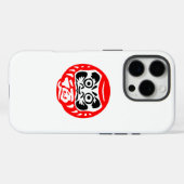Coques Case-Mate iPhone Poupée Daruma (Verso (horizontal))